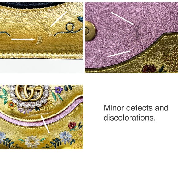 Gucci GG Marmont Crystal Embroidered Leather - Picture 9 of 9